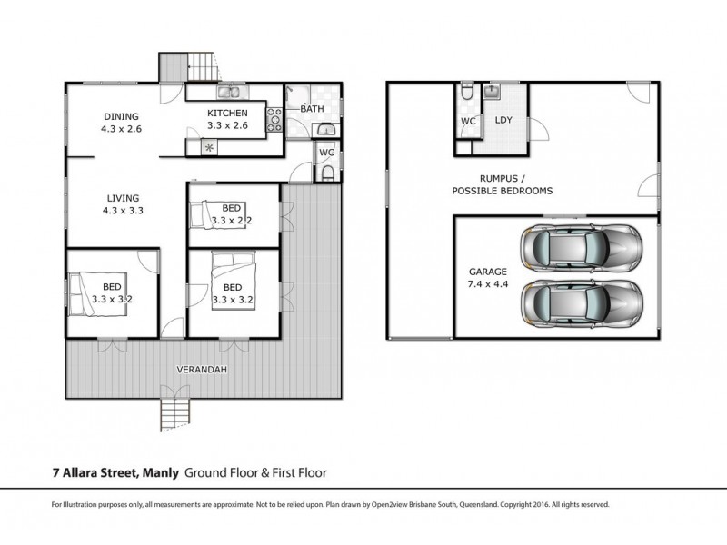 7 Allara Street, Manly QLD 4179 Floorplan