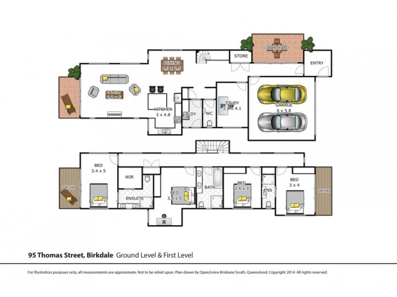 95 Thomas Street, Birkdale QLD 4159 Floorplan