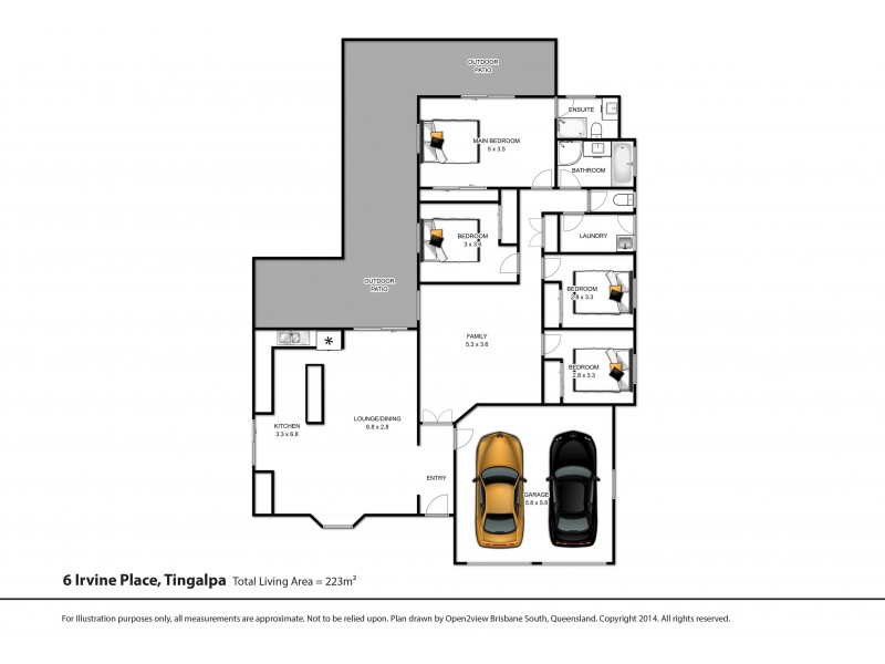 6 Irvine Place, Wynnum West QLD 4178 Floorplan