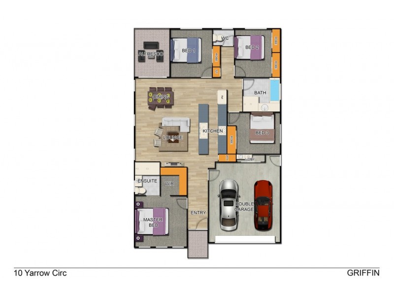 10 Yarrow Circuit, Griffin QLD 4503 Floorplan