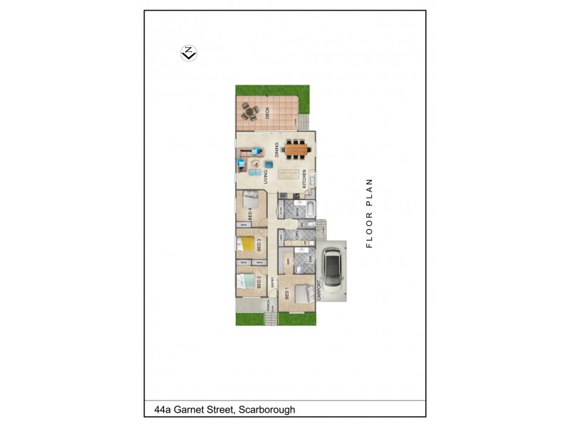 44A Garnet Street, Scarborough QLD 4020 Floorplan