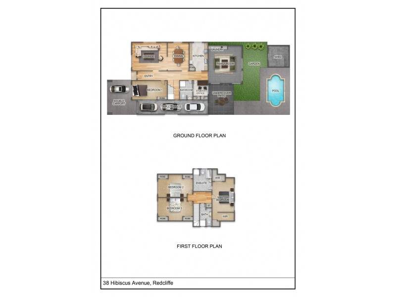 38 Hibiscus Avenue, Redcliffe QLD 4020 Floorplan