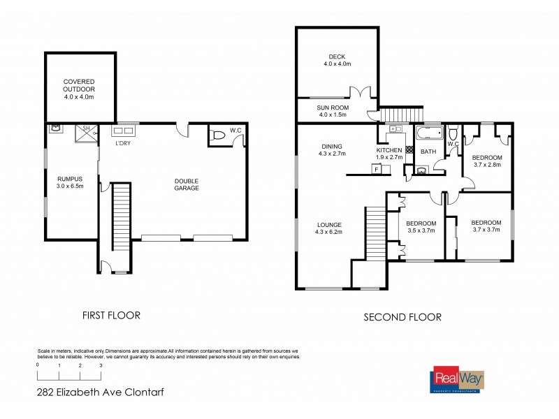 282 Elizabeth Avenue, Clontarf QLD 4019 Floorplan