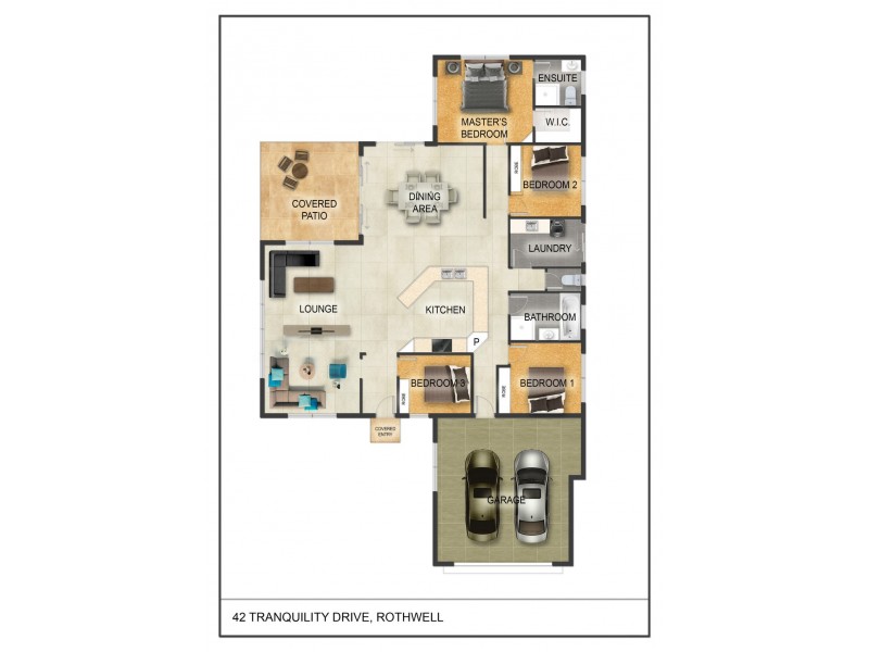 42 Tranquility Drive, Rothwell QLD 4022 Floorplan