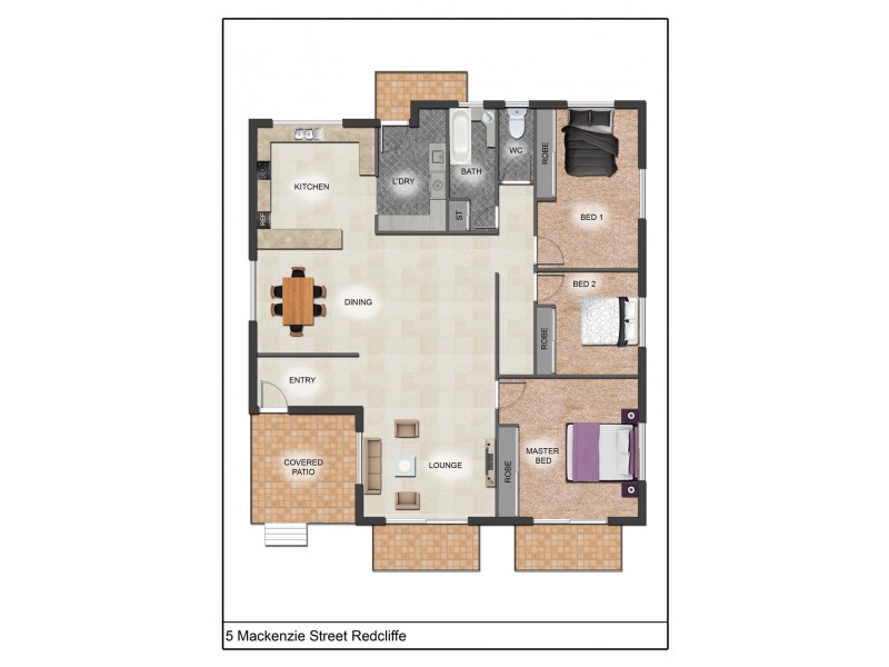 5 MacKenzie Street, Redcliffe QLD 4020 Floorplan