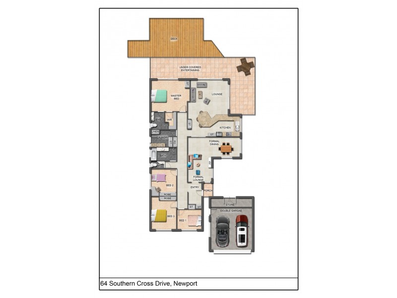 64 Southern Cross Drive, Newport QLD 4020 Floorplan