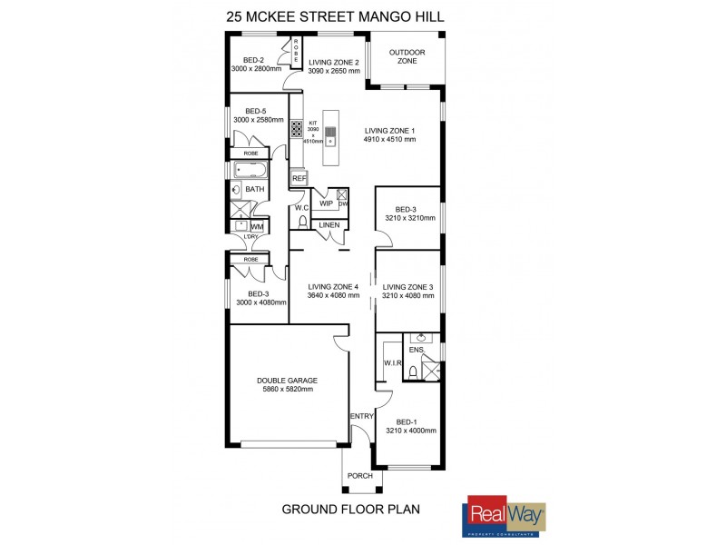 25 McKee Crescent, Mango Hill QLD 4509 Floorplan