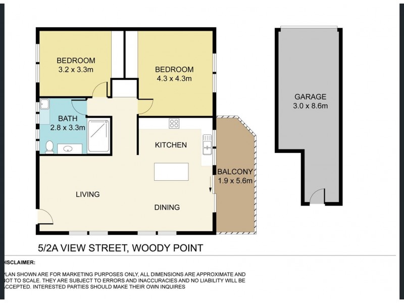 5/2a View Street, Woody Point QLD 4019