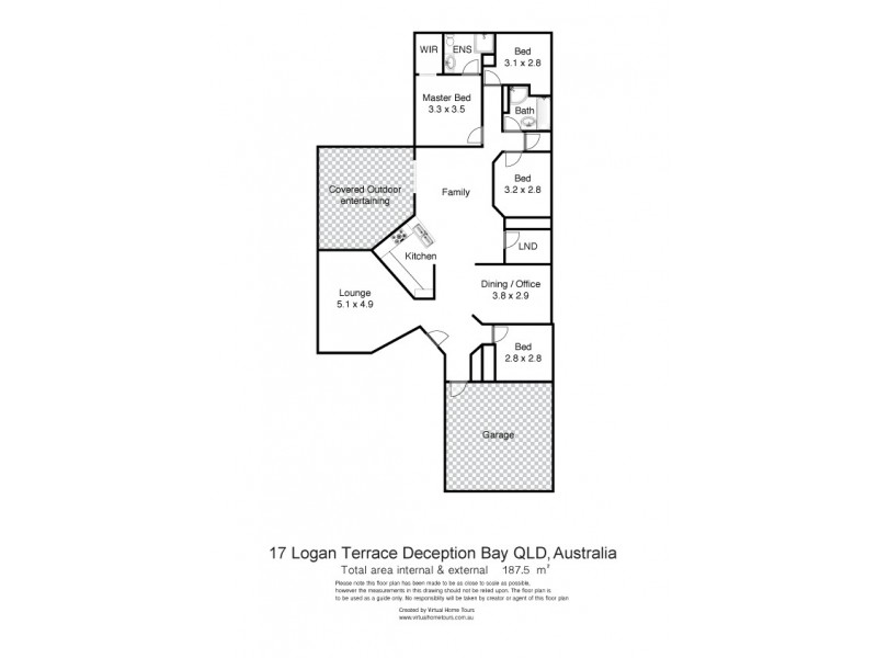 17 Logan Tce, Deception Bay QLD 4508 Floorplan