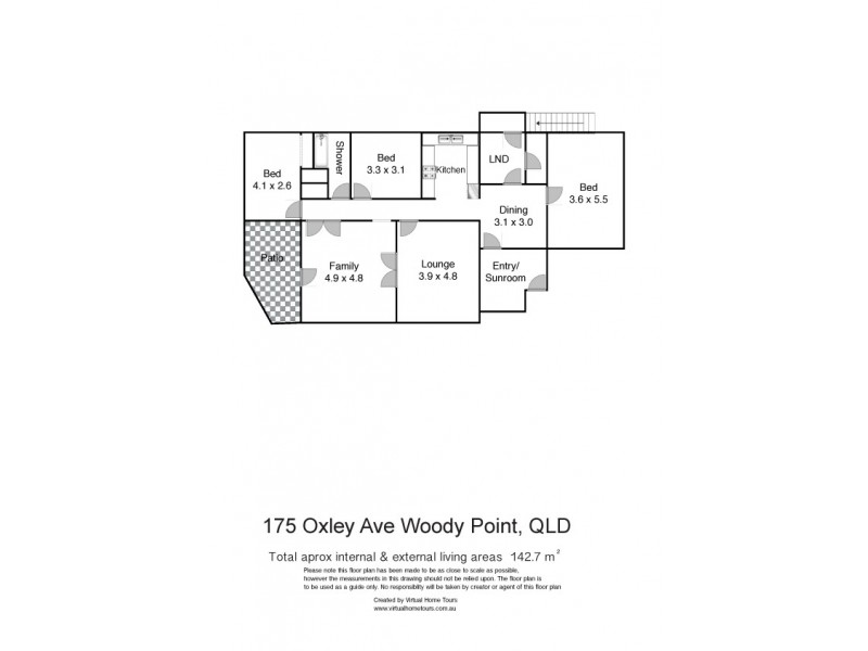 175 Oxley Ave and Cnr Arthur Street, Woody Point QLD 4019 Floorplan