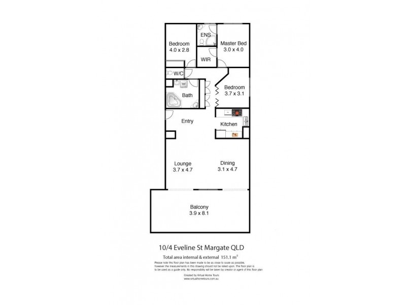 10/4-6 Eveline Street, Margate QLD 4019 Floorplan