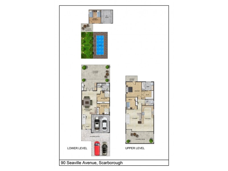 90 Seaville Avenue, Scarborough QLD 4020 Floorplan