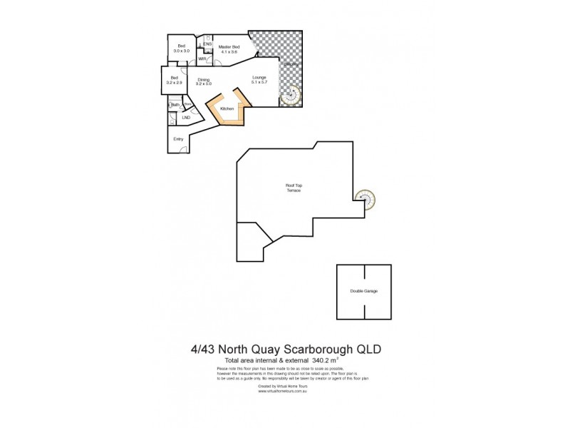 4/43 North Quay, Scarborough QLD 4020 Floorplan