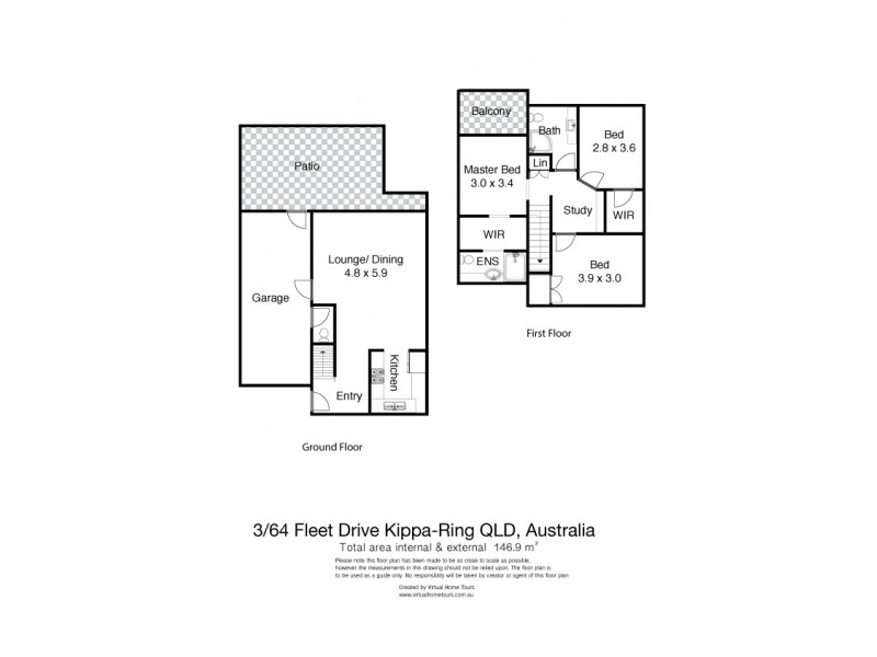 3/64 Fleet Drive, Kippa-ring QLD 4021 Floorplan