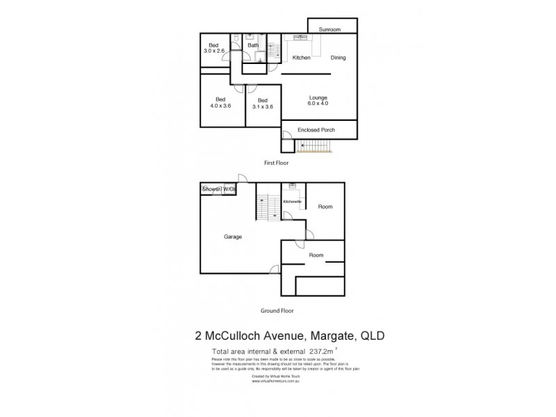 2 McCulloch Avenue, Margate QLD 4019 Floorplan