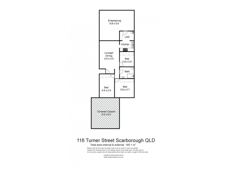 116 Turner Street, Scarborough QLD 4020 Floorplan
