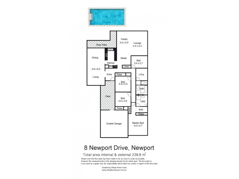 8 Newport Drive, Newport QLD 4020 Floorplan
