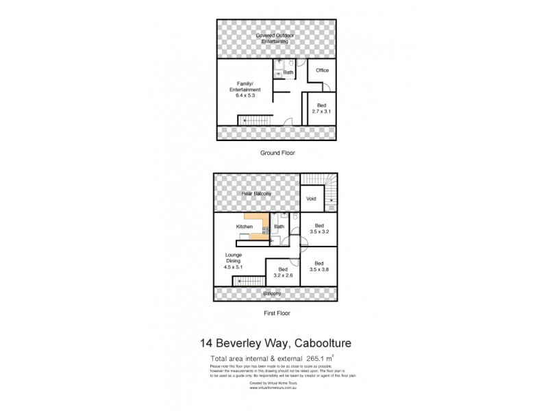 14 Beverley Way, Caboolture QLD 4510 Floorplan