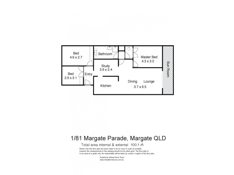 1/81 Margate Parade, Margate QLD 4019 Floorplan