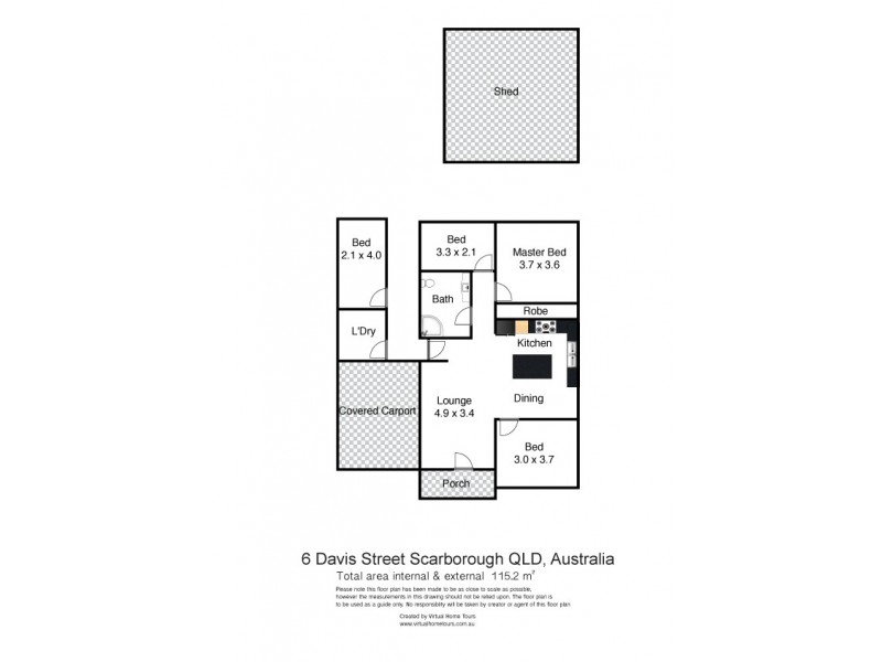 6 Davis Street, Redcliffe QLD 4020 Floorplan