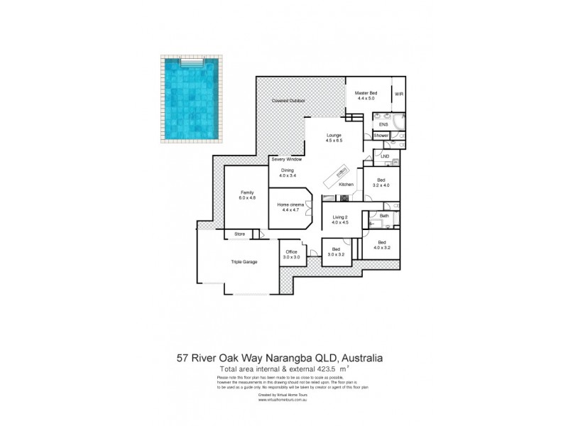 57 River Oak Way, Narangba QLD 4504 Floorplan