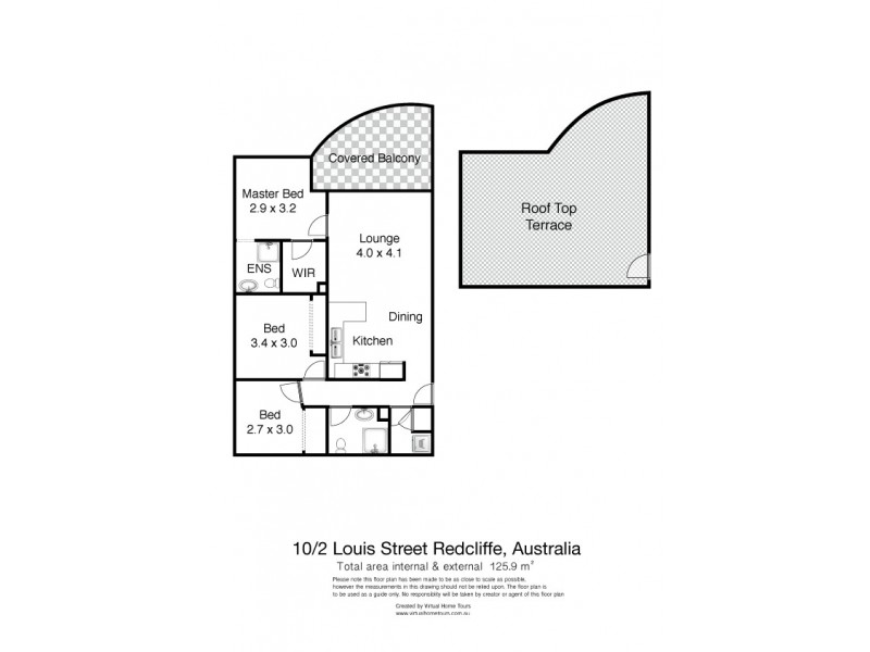 10/2 Louis Street, Redcliffe QLD 4020 Floorplan