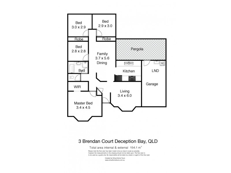 3 Brendan Court, Deception Bay QLD 4508 Floorplan