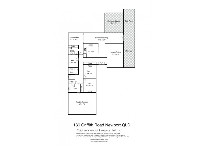 136 Griffith Road, Newport QLD 4020 Floorplan