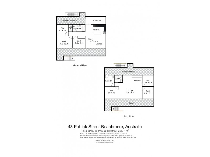 43 Patrick Street, Beachmere QLD 4510 Floorplan