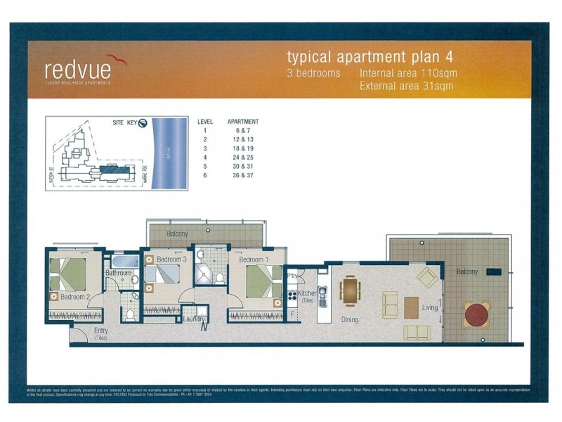 25/83 Marine Parade, Redcliffe QLD 4020 Floorplan