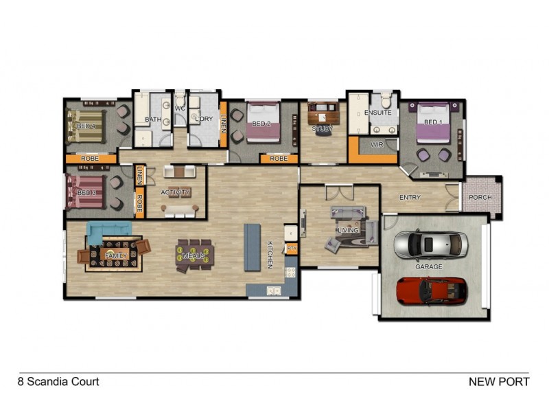 8 Skandia Court, Newport QLD 4020 Floorplan