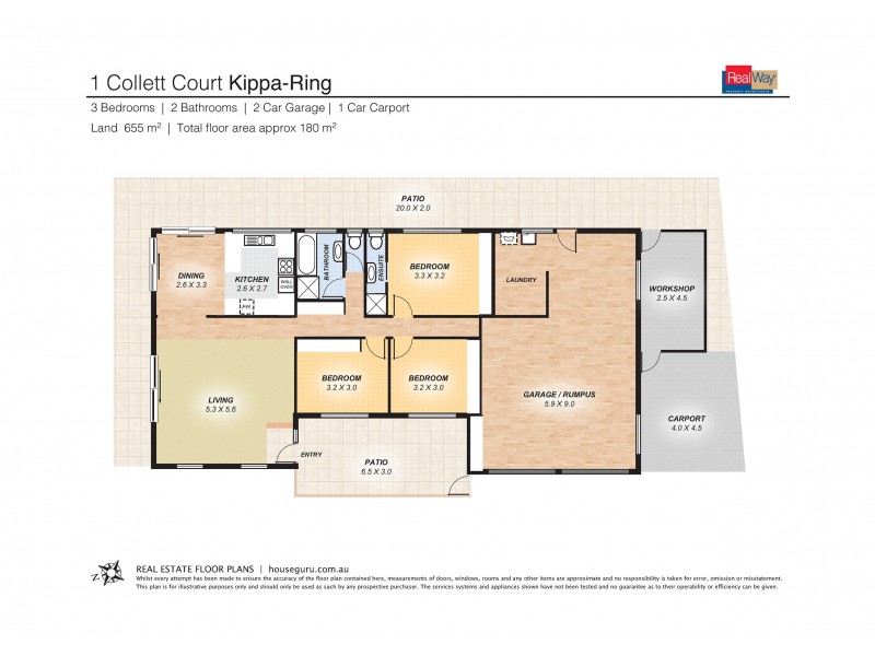 1 Collett Court, Kippa-ring QLD 4021 Floorplan