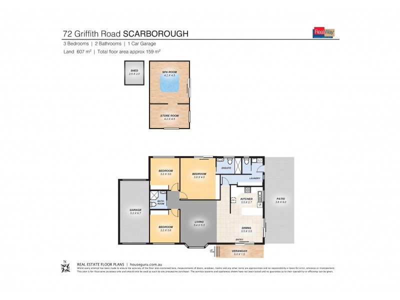 72 Griffith Road, Scarborough QLD 4020 Floorplan