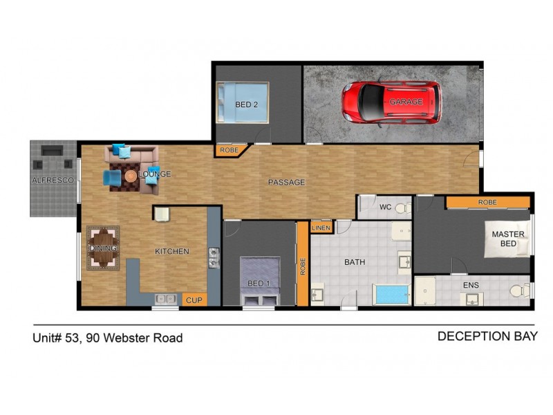 53/90 Webster Road, Deception Bay QLD 4508 Floorplan