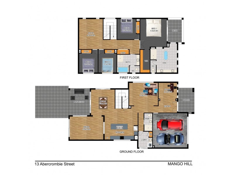 13 Abercrombie Street, Mango Hill QLD 4509 Floorplan