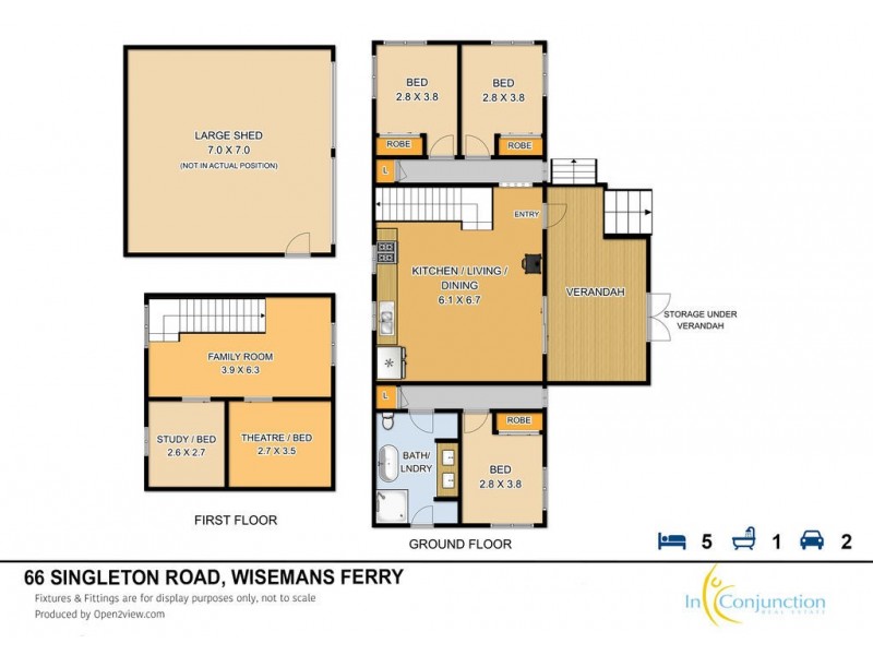 66 Singleton Road, Wisemans Ferry NSW 2775 Floorplan
