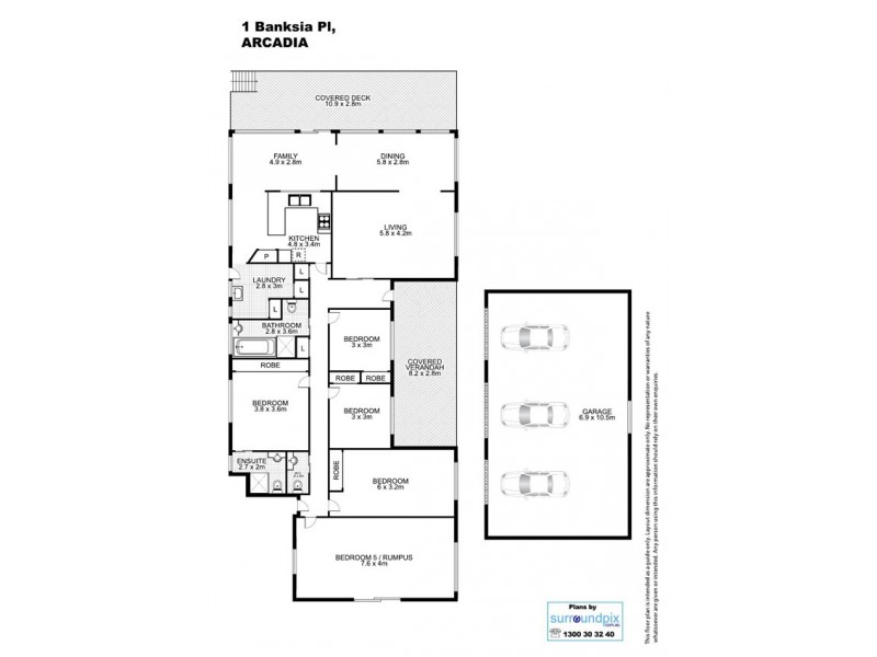 1 Banksia Place, Arcadia NSW 2159 Floorplan
