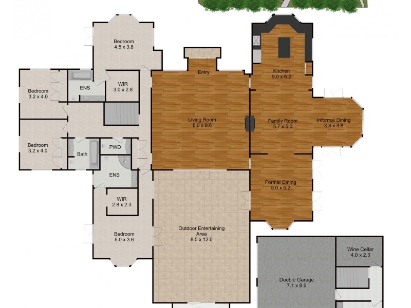 2 Smiths Lane, Glenorie NSW 2157 Floorplan