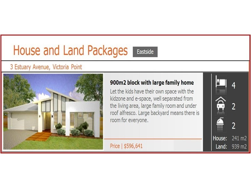 Lot 3 ESTUARY AVE, Victoria Point QLD 4165