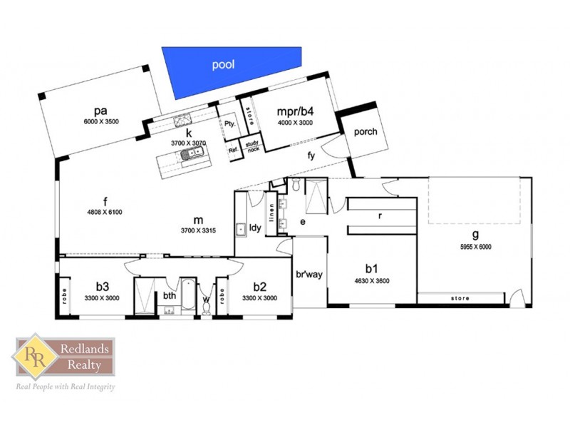 13 Seawater Street, Thornlands QLD 4164 Floorplan
