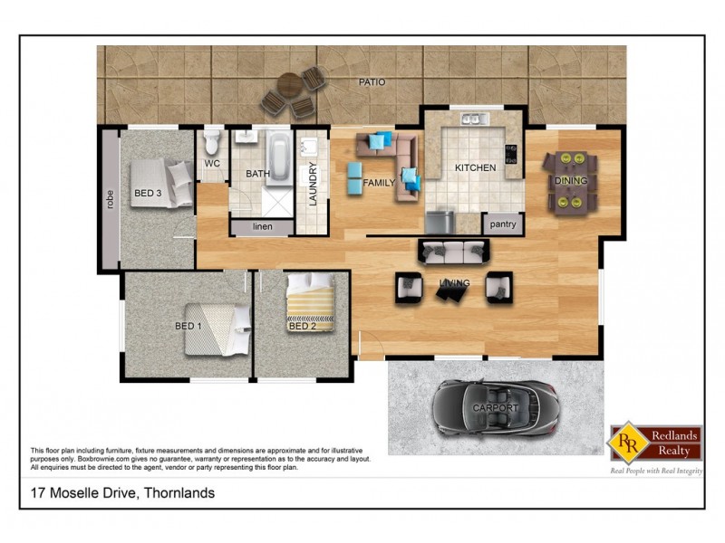 17 Moselle Drive, Thornlands QLD 4164 Floorplan
