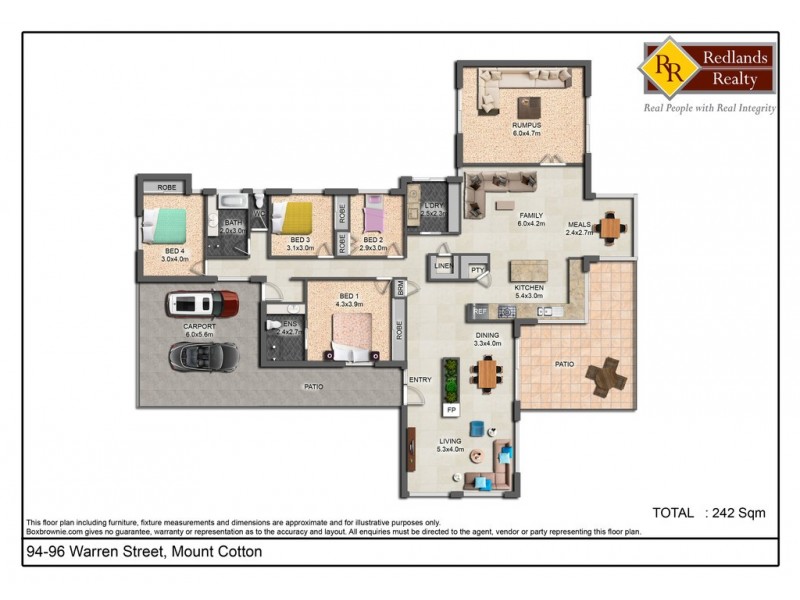 94-96 Warren Street, Mount Cotton QLD 4165 Floorplan