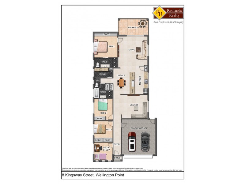 8 Kingsway Street, Wellington Point QLD 4160 Floorplan