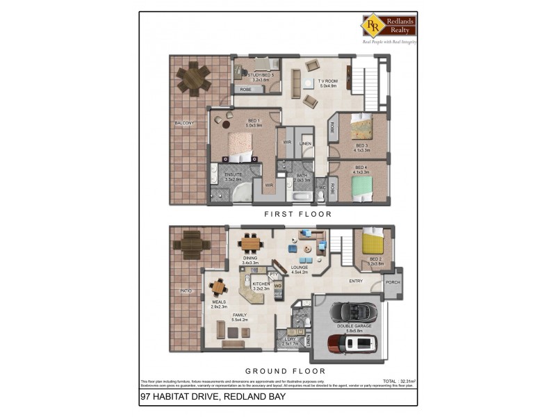 97 Habitat Drive, Redland Bay QLD 4165 Floorplan