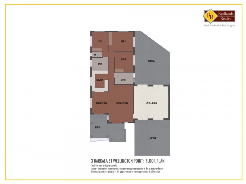3 Barkala Street, Wellington Point QLD 4160 Floorplan