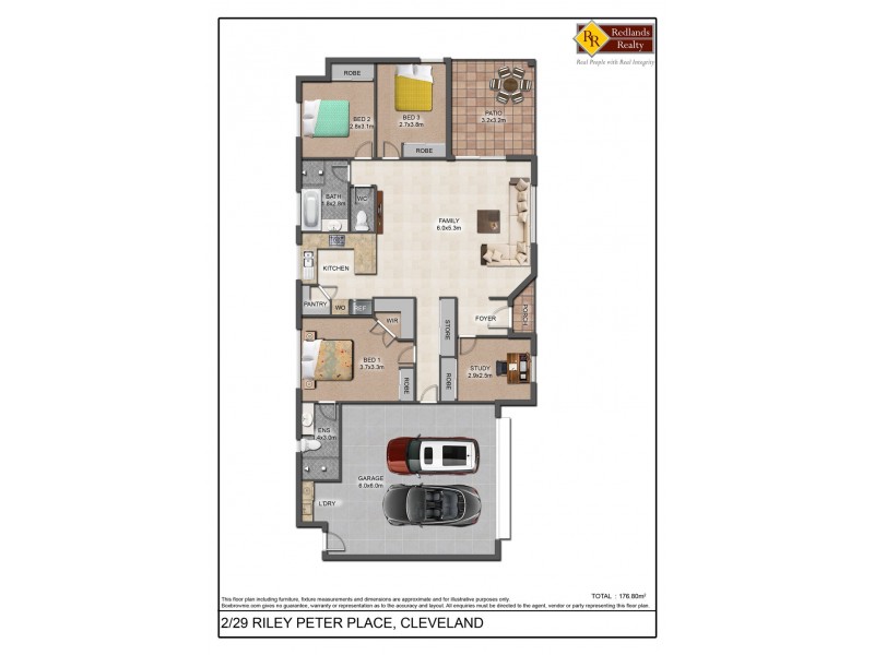 2/29 Riley Peter Place, Cleveland QLD 4163 Floorplan