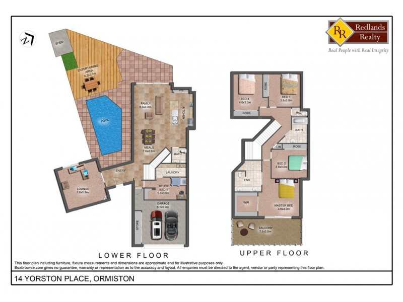 14 Yorston Place, Ormiston QLD 4160 Floorplan