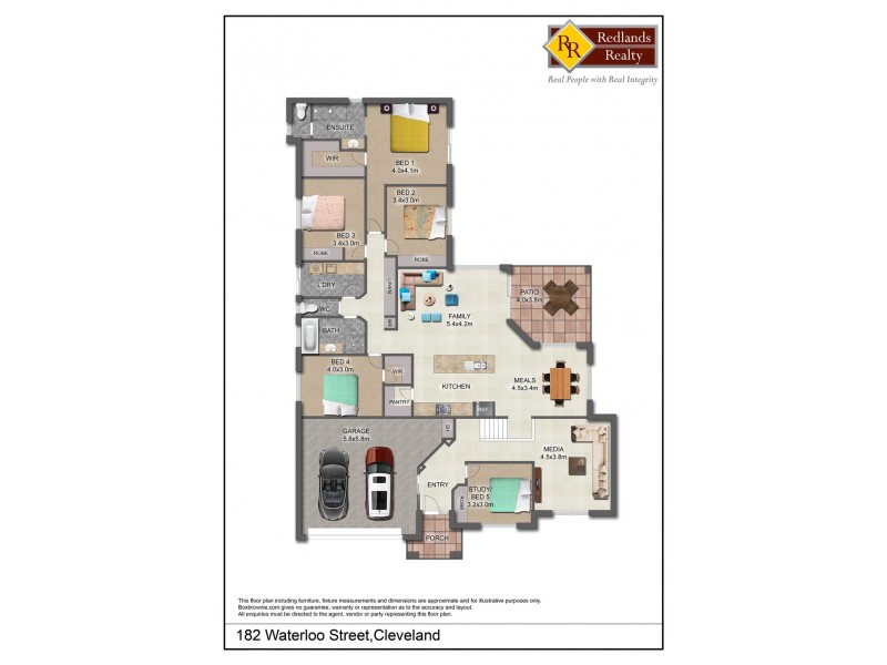 182 Waterloo Street, Cleveland QLD 4163 Floorplan