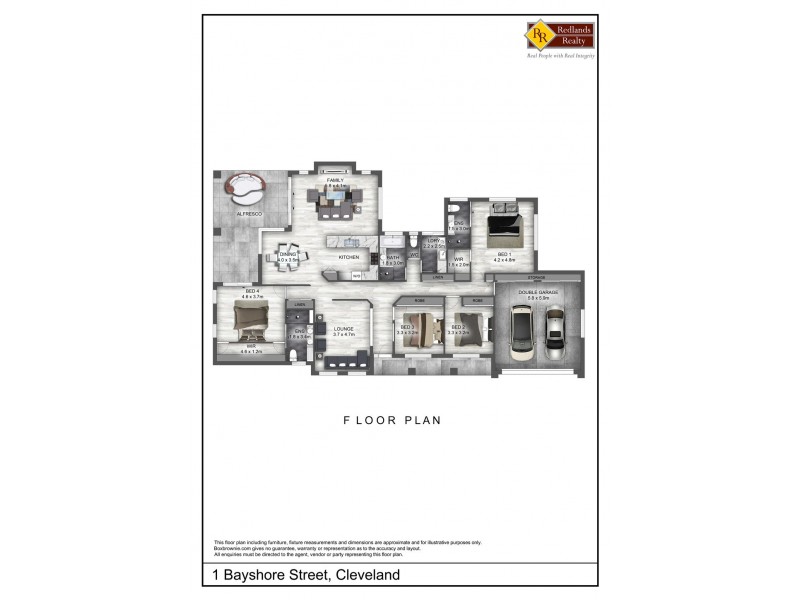 1 Bayshore Place, Cleveland QLD 4163 Floorplan