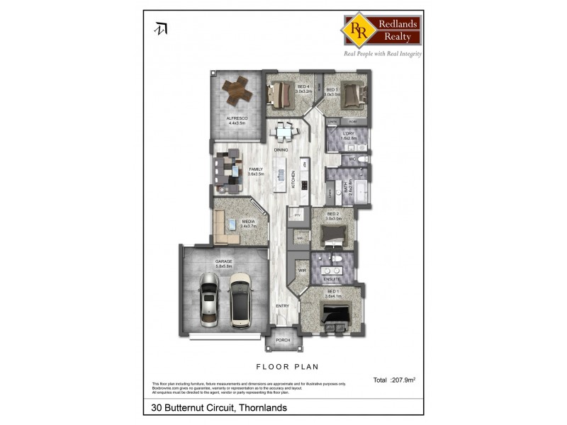 30 Butternut Circuit, Thornlands QLD 4164 Floorplan